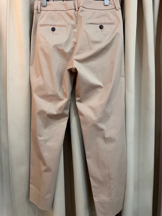 Peserico Tan Straight-Leg Trousers size 42 (6 US).  Made in Italy - Picture 3 of 6